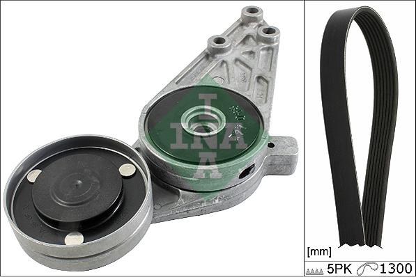INA 529 0096 10 - V-Ribbed Belt Set car-mod.net