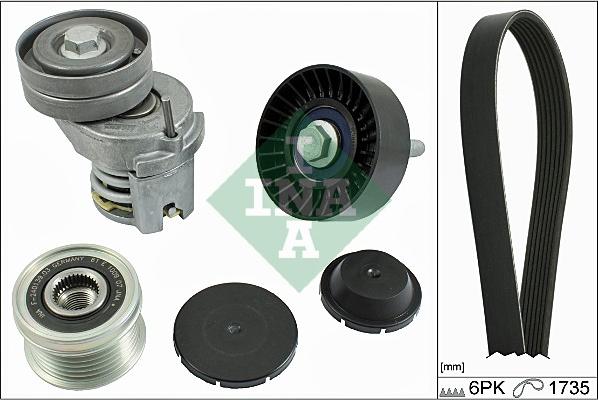 INA 529 0059 10 - V-Ribbed Belt Set car-mod.net