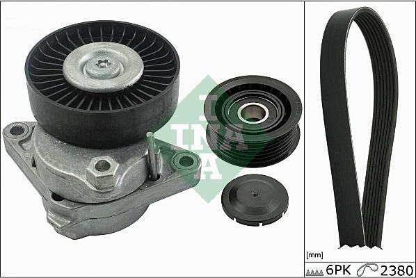 INA 529 0035 10 - V-Ribbed Belt Set car-mod.net