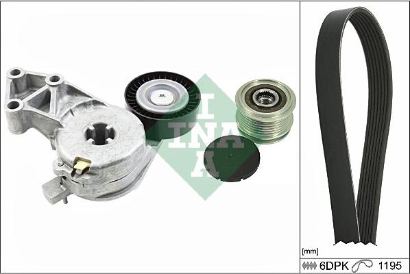 INA 529 0022 10 - V-Ribbed Belt Set car-mod.net