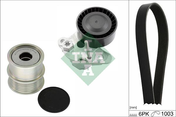 INA 529 0159 20 - V-Ribbed Belt Set car-mod.net