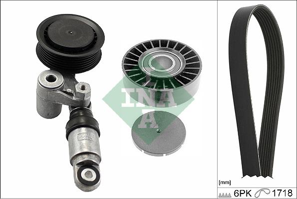 INA 529 0244 10 - V-Ribbed Belt Set car-mod.net