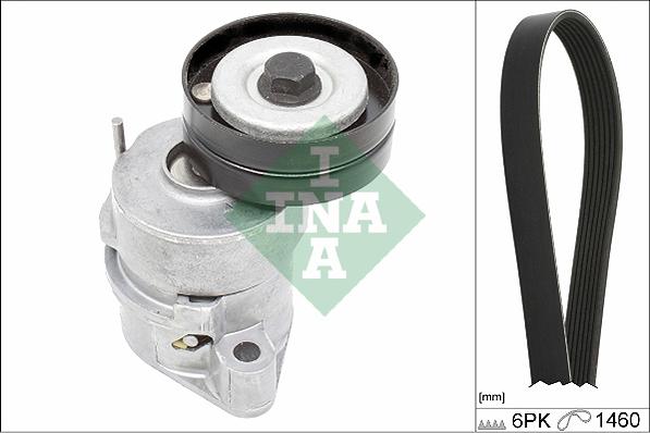INA 529 0287 10 - V-Ribbed Belt Set car-mod.net