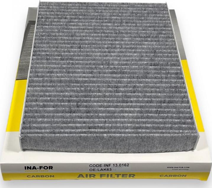 INA-FOR INF13.0162 - Filter, interior air car-mod.net