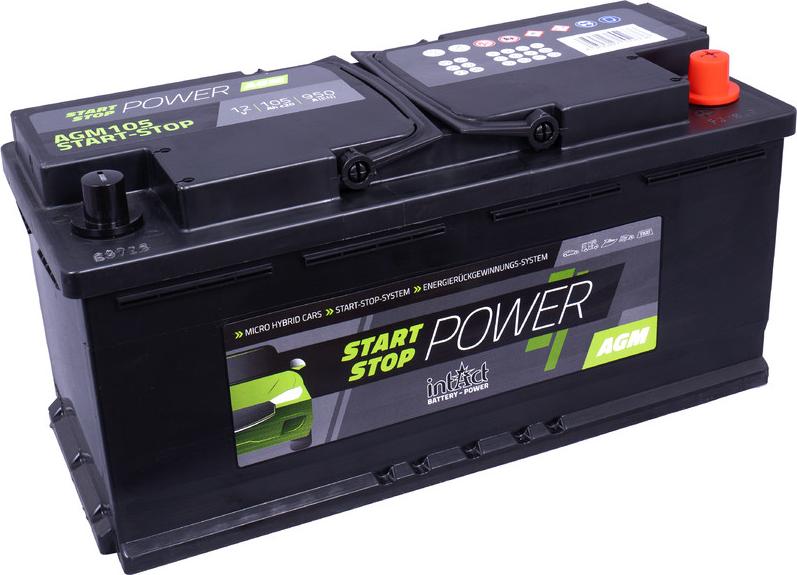 INTACT AGM105SS - Starter Battery car-mod.net