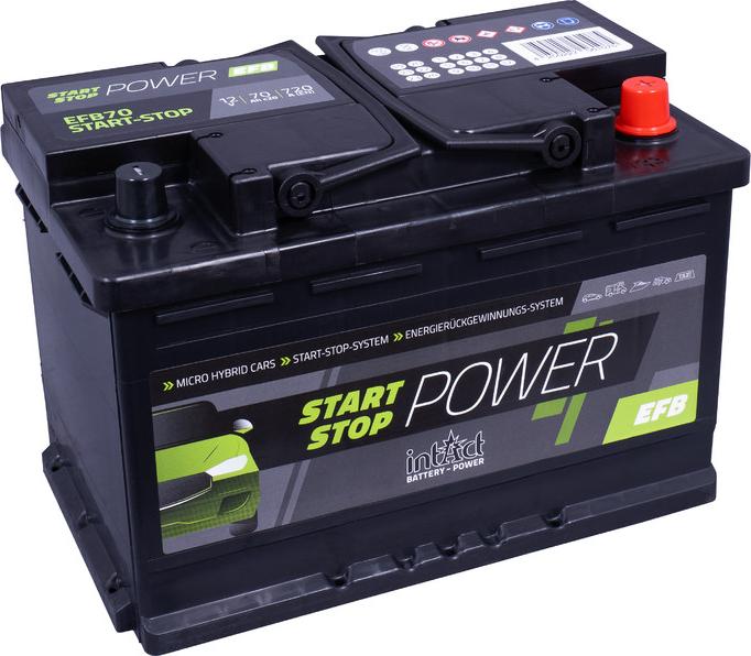 INTACT EFB70SS - Starter Battery car-mod.net