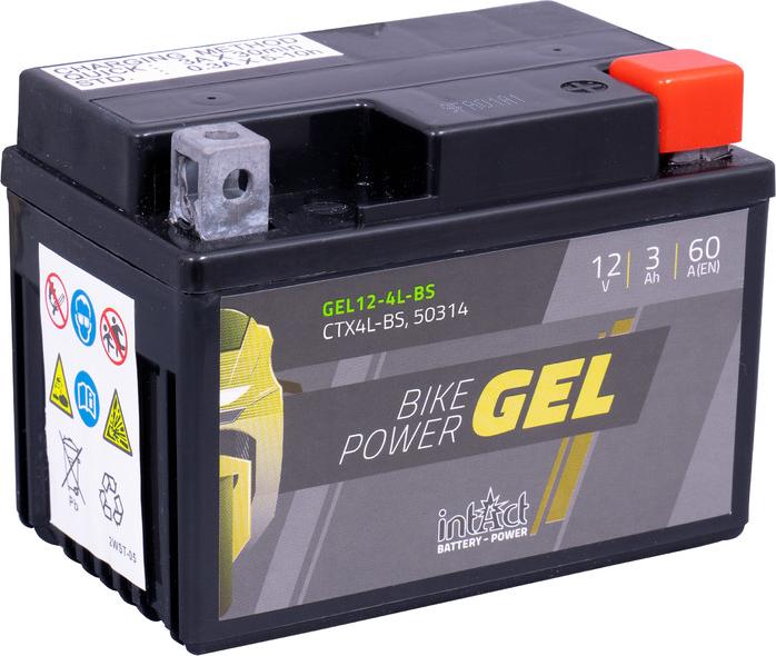INTACT GEL12-4L-BS - Starter Battery car-mod.net