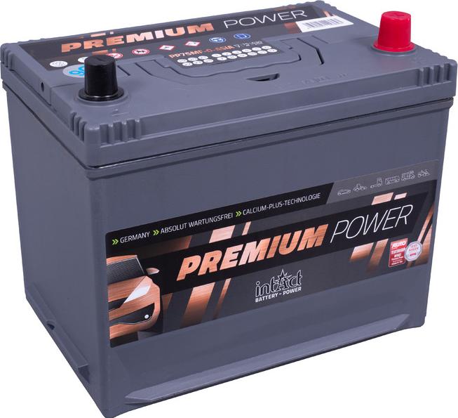 INTACT PP75MF-0-ASIA - Starter Battery car-mod.net