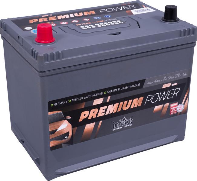 INTACT PP75MF-1-ASIA - Starter Battery car-mod.net