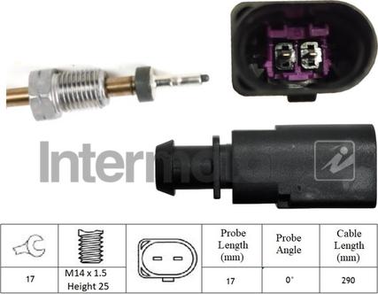 INTERMOTOR 27442 - Sensor of exhaust gas Temperature car-mod.net