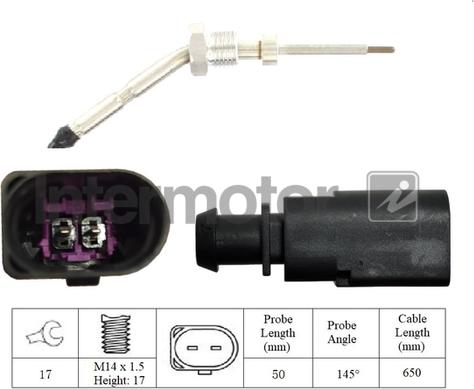 INTERMOTOR 27325 - Sensor of exhaust gas Temperature car-mod.net
