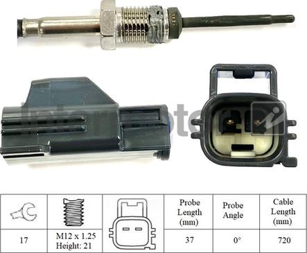INTERMOTOR 27299 - Sensor of exhaust gas Temperature car-mod.net