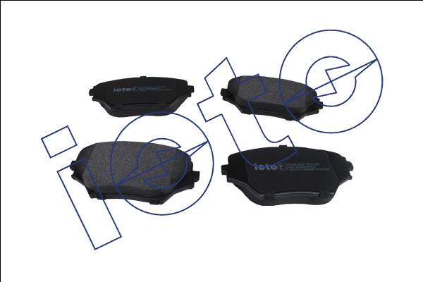 IOTO 10106-30201 - Brake Pad Set, disc brake car-mod.net