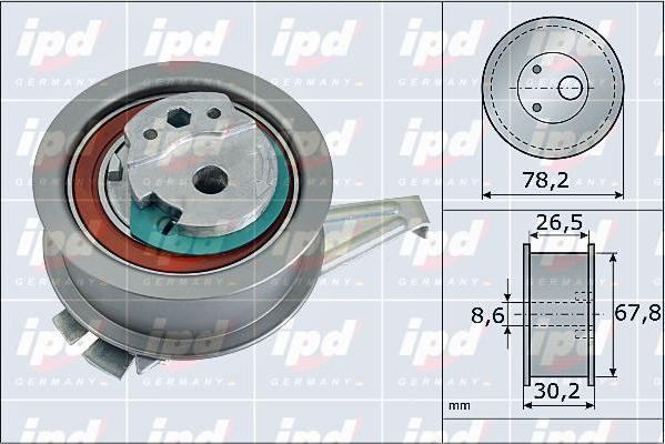 IPD 15-4071 - Tensioner Pulley, timing belt car-mod.net