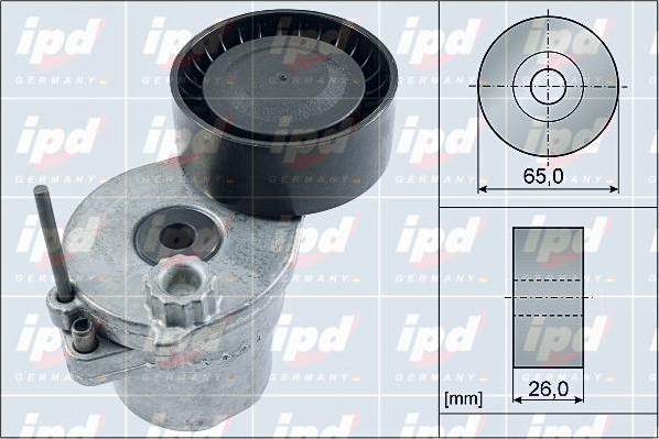 IPD 15-4153 - Belt Tensioner, v-ribbed belt car-mod.net
