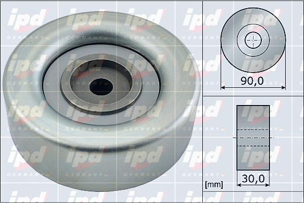IPD 15-3852 - Pulley, v-ribbed belt car-mod.net