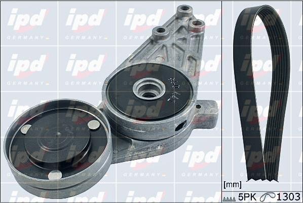 IPD 20-1895 - V-Ribbed Belt Set car-mod.net