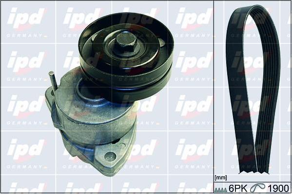IPD 20-1891 - V-Ribbed Belt Set car-mod.net