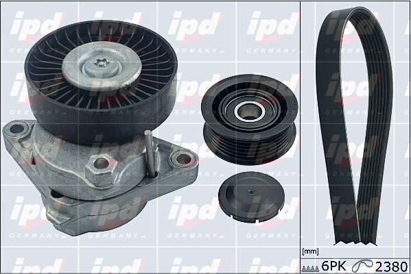 IPD 20-1852 - V-Ribbed Belt Set car-mod.net