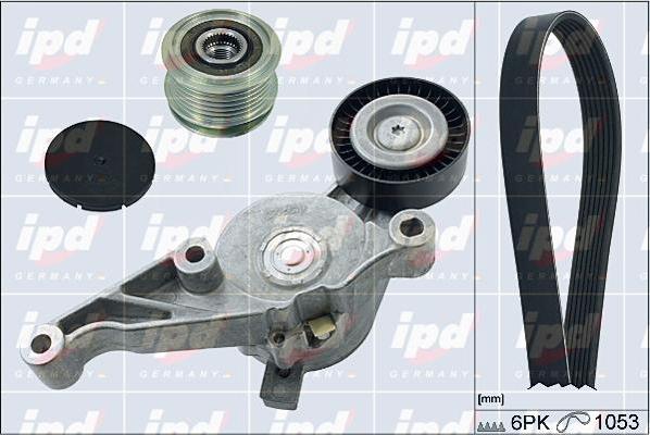 IPD 20-1803 - V-Ribbed Belt Set car-mod.net