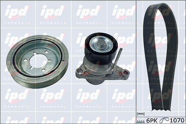 IPD 20-1870 - V-Ribbed Belt Set car-mod.net