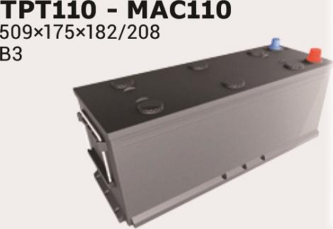 IPSA TPT110 - Starter Battery car-mod.net