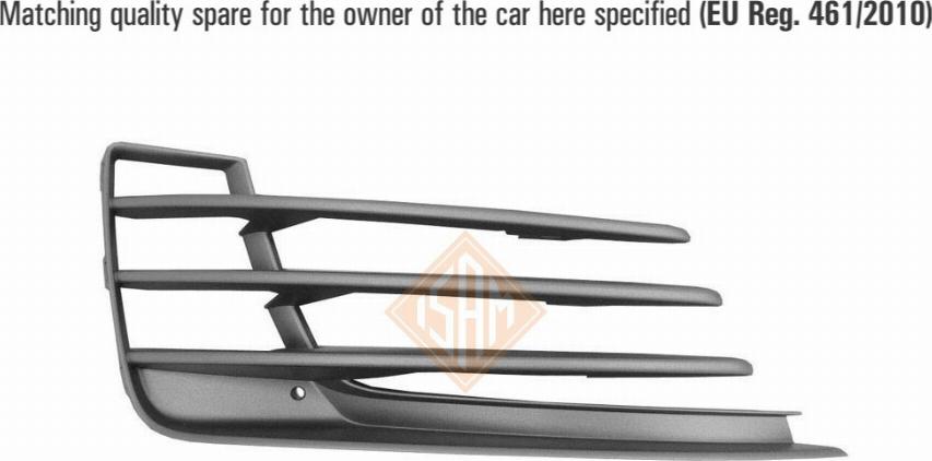 CARRO 890004811 - Ventilation Grille, bumper car-mod.net