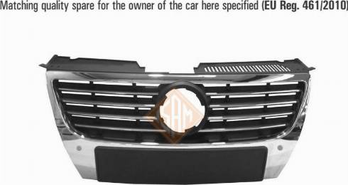 I.S.A.M. 0902510 - Radiator Grille car-mod.net