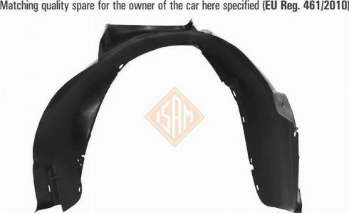 I.S.A.M. 0907611 - Panelling, mudguard car-mod.net