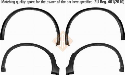 I.S.A.M. 0917910 - Trim / Protective Strip Set car-mod.net