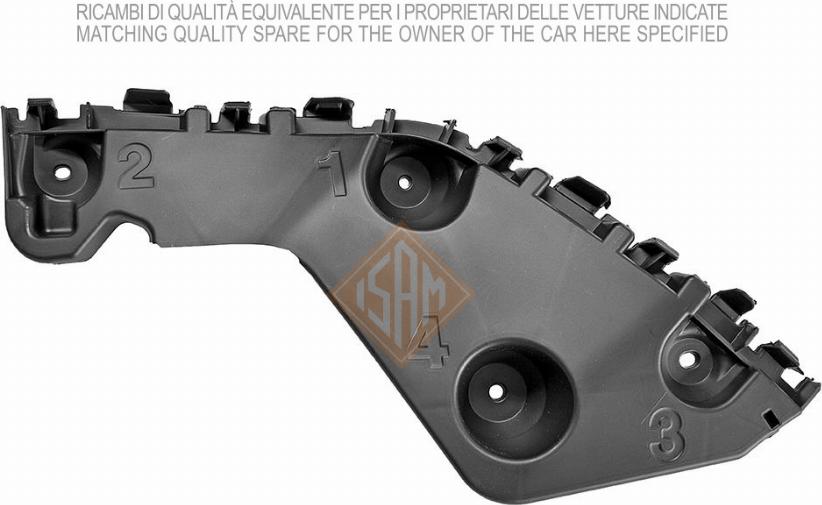 I.S.A.M. 2006321 - Mounting Bracket, bumper car-mod.net