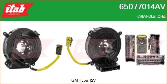 ITAB AUTOMOTIVE 65077014AV - Clockspring, airbag car-mod.net