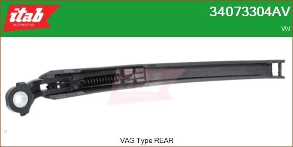 ITAB AUTOMOTIVE 34073304AV - Wiper Arm, window cleaning car-mod.net