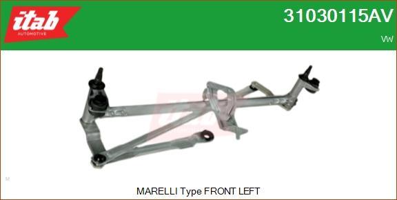 ITAB AUTOMOTIVE 31030115AV - Wiper Linkage car-mod.net