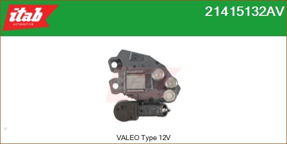 ITAB AUTOMOTIVE 21415132AV - Voltage regulator, alternator car-mod.net