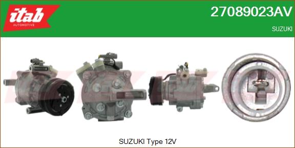 ITAB AUTOMOTIVE 27089023AV - Compressor, air conditioning car-mod.net