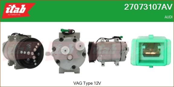 ITAB AUTOMOTIVE 27073107AV - Compressor, air conditioning car-mod.net