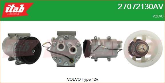 ITAB AUTOMOTIVE 27072130AV - Compressor, air conditioning car-mod.net