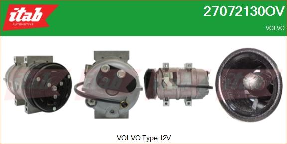 ITAB AUTOMOTIVE 27072130OV - Compressor, air conditioning car-mod.net