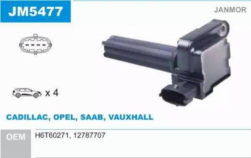Janmor JM5477 - Ignition Coil car-mod.net