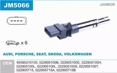Janmor JM5066 - Ignition Coil car-mod.net