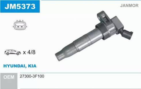 Janmor JM5373 - Ignition Coil car-mod.net