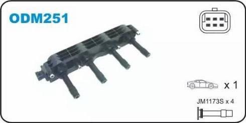 Janmor ODM251 - Ignition Coil car-mod.net