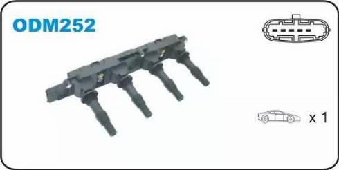 Janmor ODM252 - Ignition Coil car-mod.net
