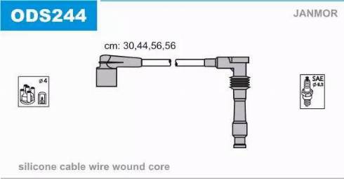 Janmor ODS244 - Ignition Cable Kit car-mod.net