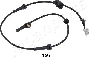 Japanparts ABS-197 - ABS sensor, wheel speed car-mod.net