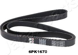 Japanparts DV-6PK1670 - V-Ribbed Belt car-mod.net