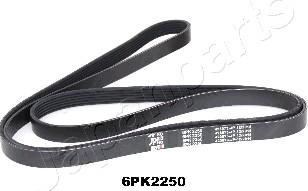 Japanparts DV-6PK2250 - V-Ribbed Belt car-mod.net