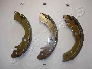 Japanparts GF-411AF - Drum Brake Shoe Set car-mod.net