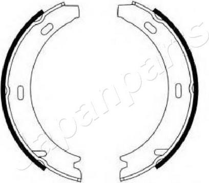 Japanparts GF-0501AF - Brake Shoe Set, parking brake car-mod.net